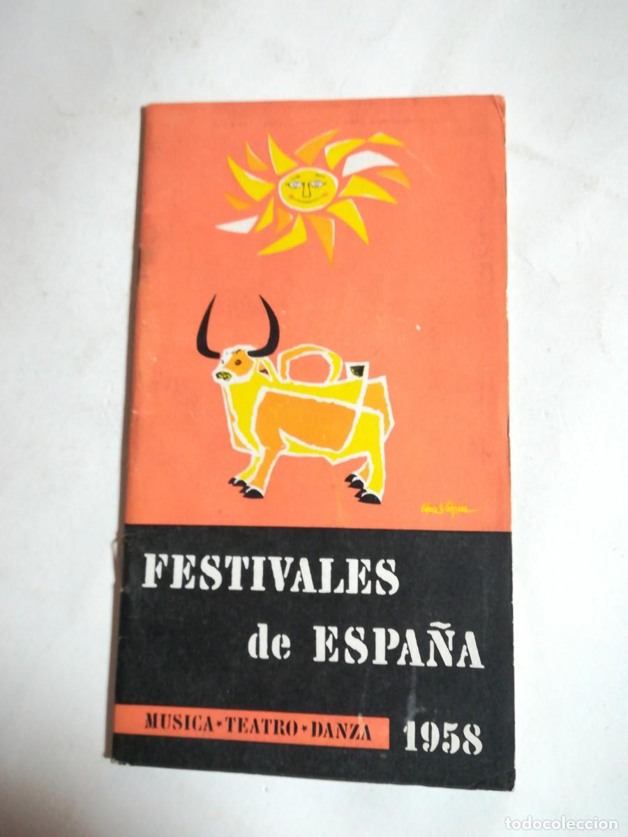 Travel Brochures: Festivales de Espa&ntilde;a M&uacute;sica-Teatro-Danza 1958, Ministerio de Informaci&oacute;n y Turismo