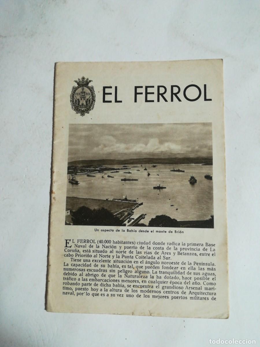 Travel Brochures: El Ferrol, Imp. Huecograbado Mumbr&uacute;-Barcelona