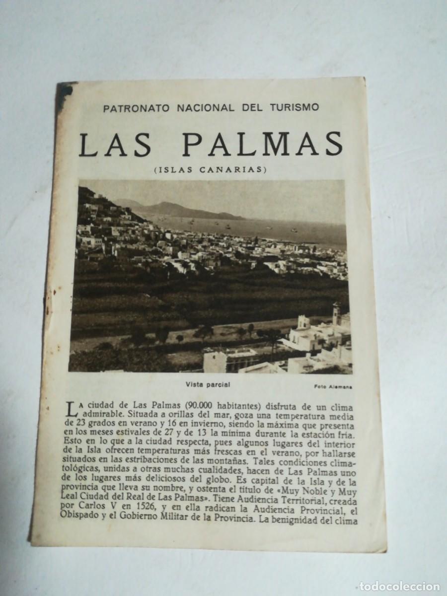 Travel Brochures: Las Palmas, Patronato Nacional del Turismo