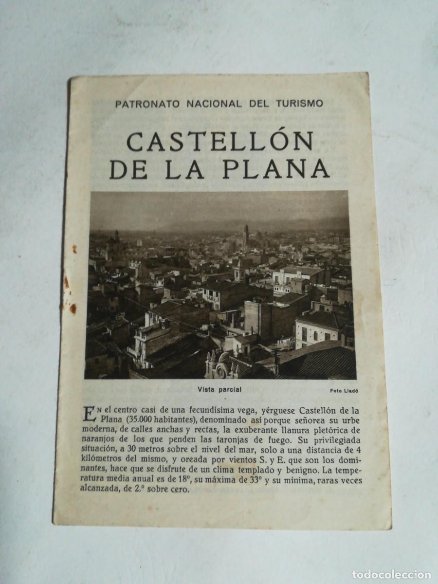 Travel Brochures: Castell&oacute;n de la Plana, Patronato Nacional del Turismo