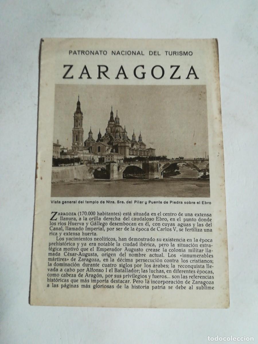 Travel Brochures: Zaragoza, Patronato Nacional del Turismo