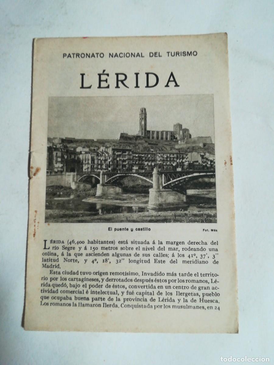 Travel Brochures: L&eacute;rida, Patronato Nacional del Turismo