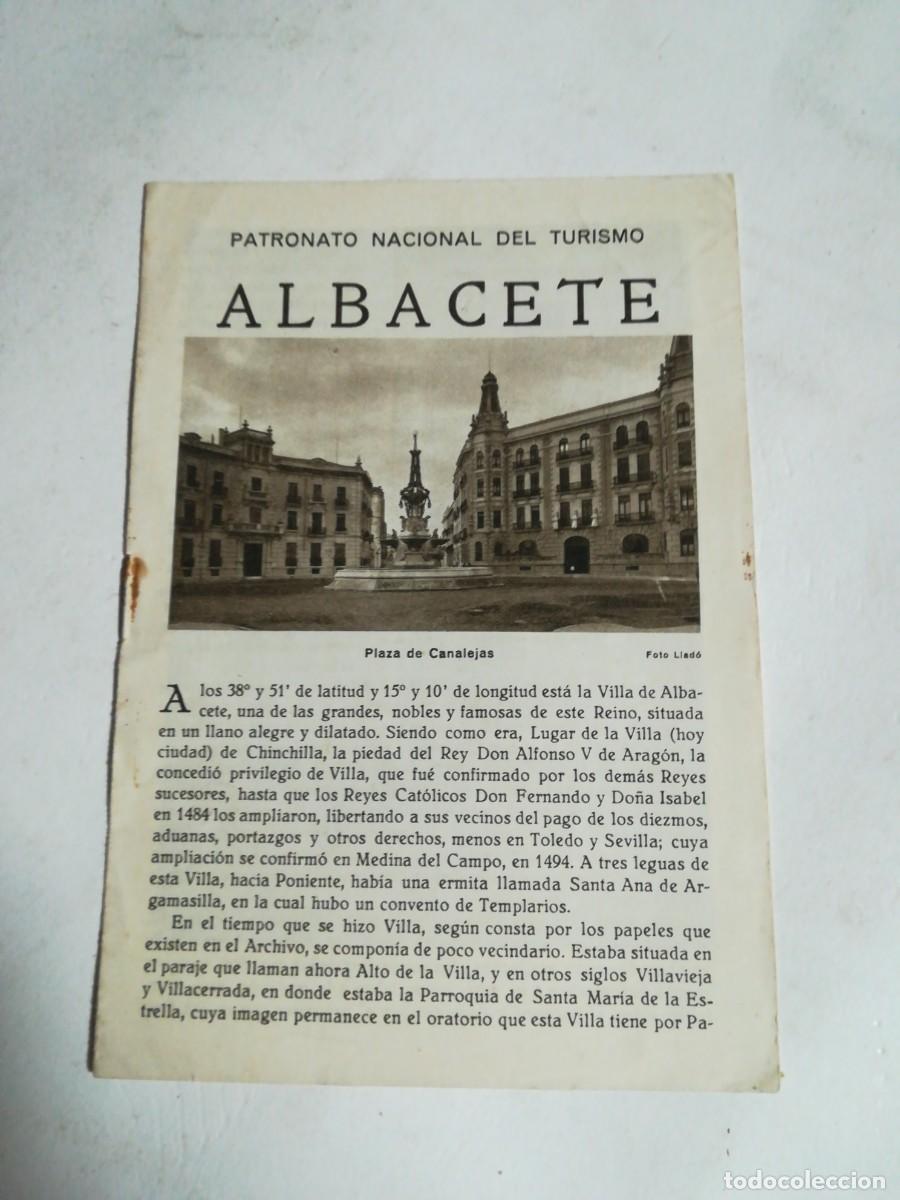 Travel Brochures: Albacete, Patronato Nacional del Turismo