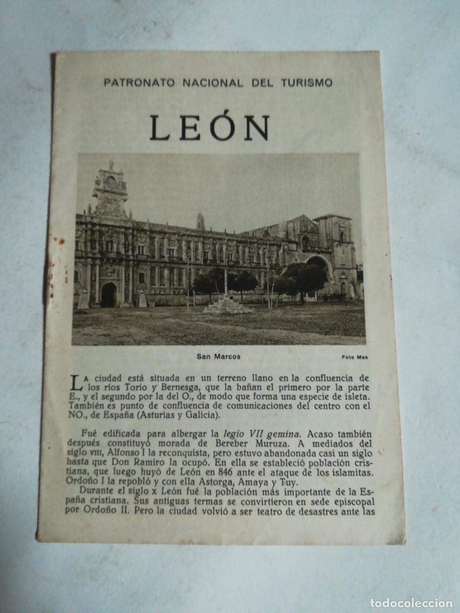 Travel Brochures: Le&oacute;n, Patronato Nacional del Turismo