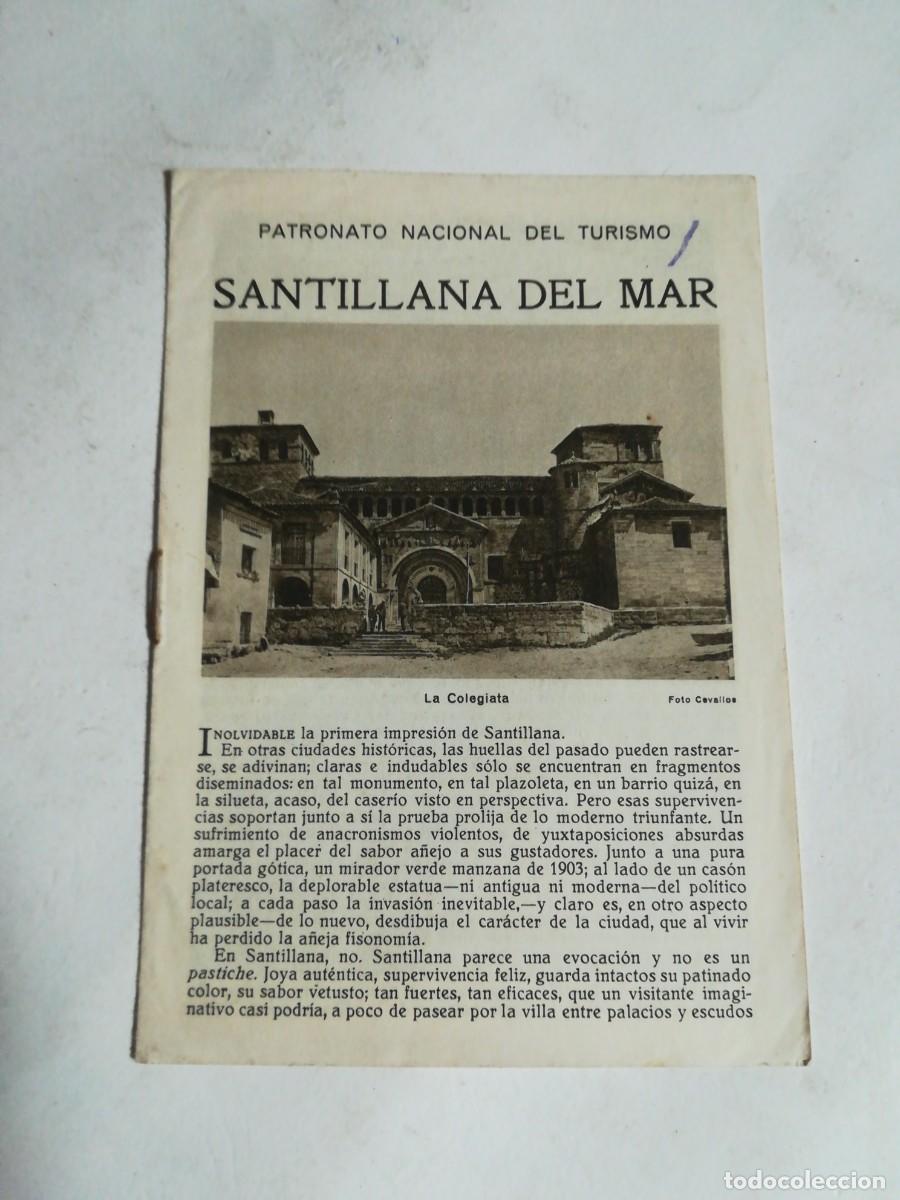 Travel Brochures: Santillana del Mar, Patronato Nacional del Turismo