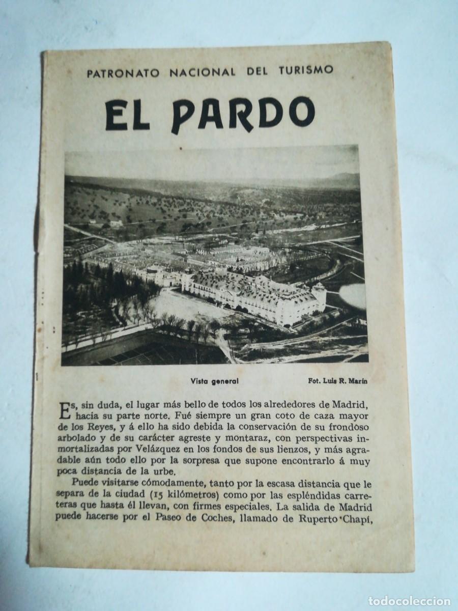 Travel Brochures: El Pardo, Patronato Nacional del Turismo