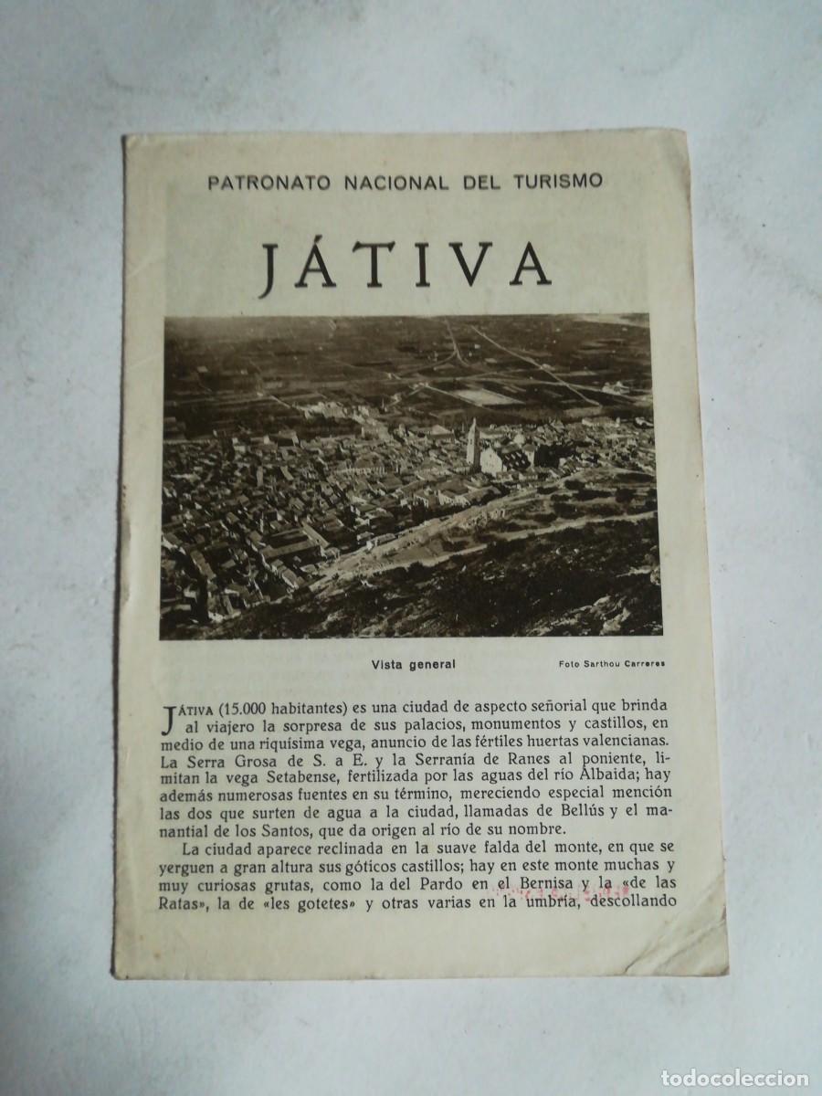 Travel Brochures: J&aacute;tiva, Patronato Nacional del Turismo