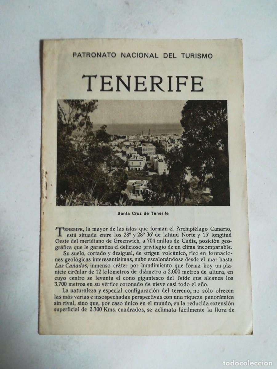 Travel Brochures: Tenerife, Patronato Nacional del Turismo