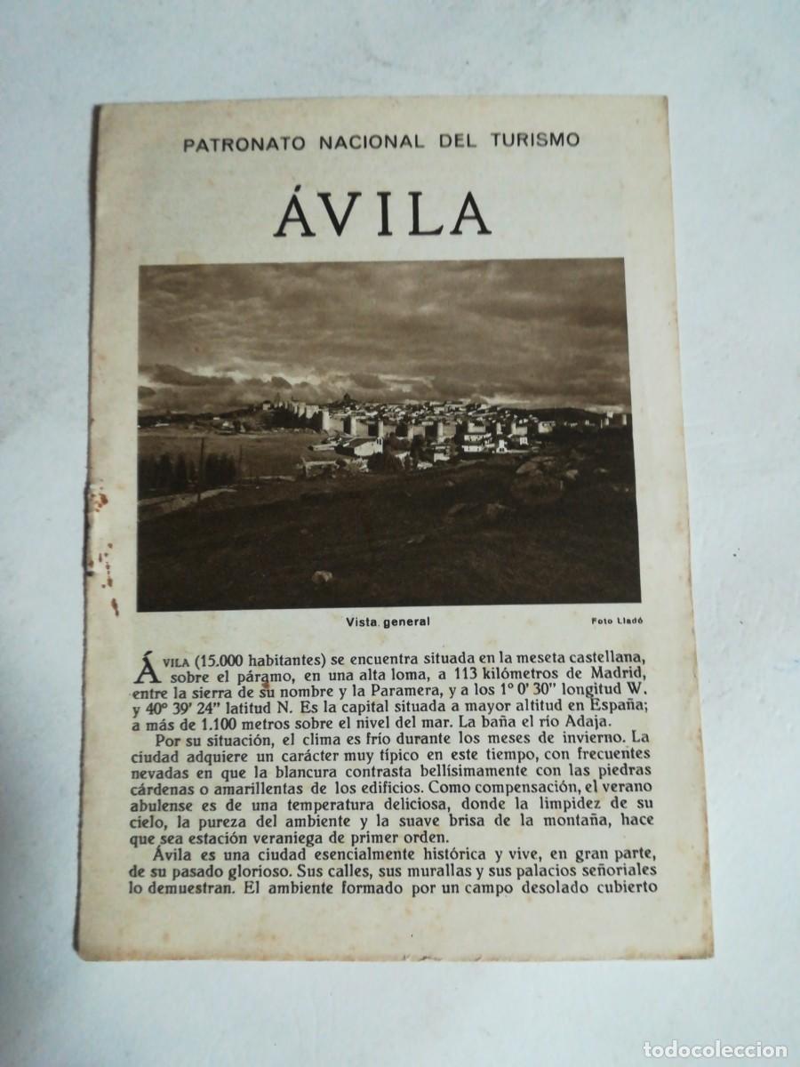 Travel Brochures: &Aacute;vila, Patronato Nacional del Turismo