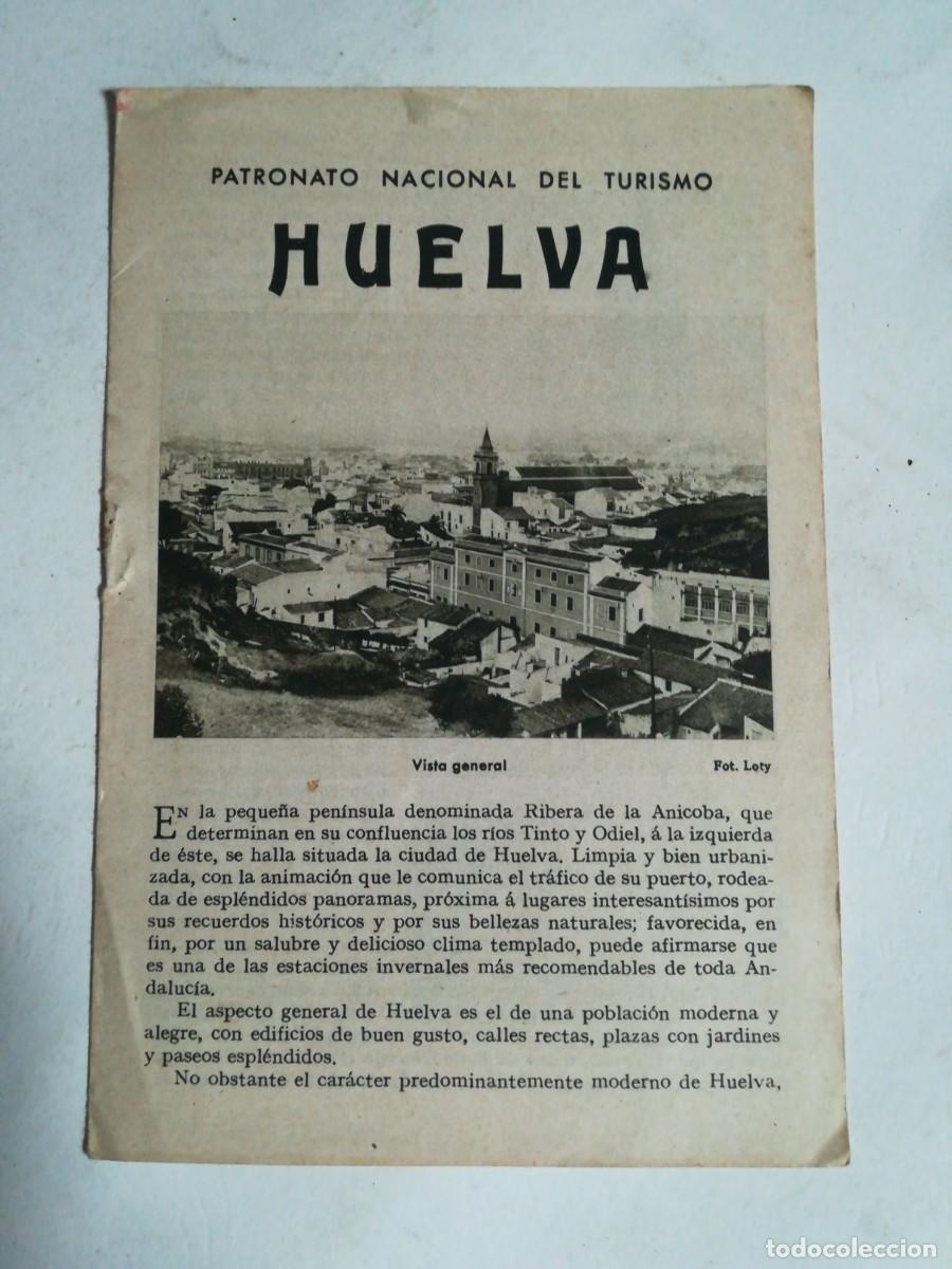 Travel Brochures: Huelva, Patronato Nacional del Turismo
