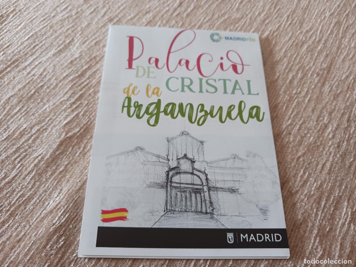 Folhetos de turismo: madrid, palacio de cristal de la arganzuela, jardin de plantas tropicales