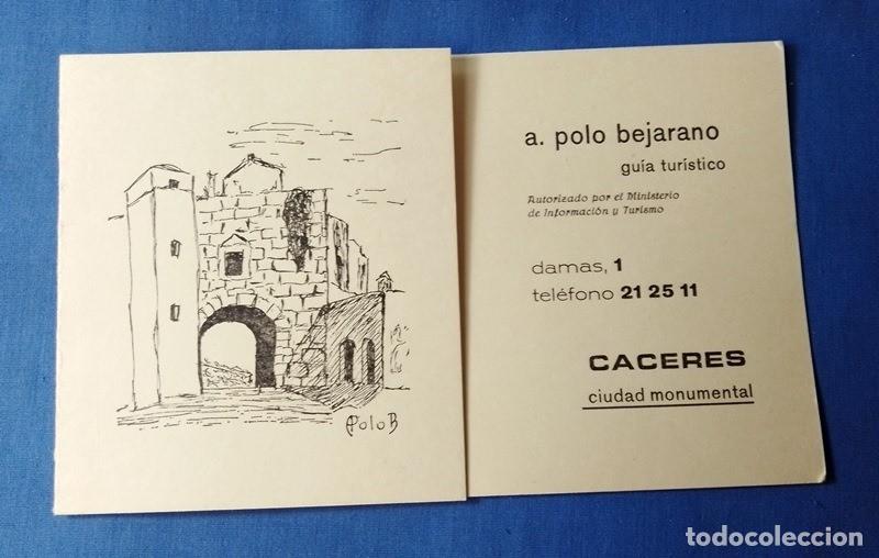Tourismusbrosch&uuml;ren: Cartulina Caceres a polo bejerano guia turistico