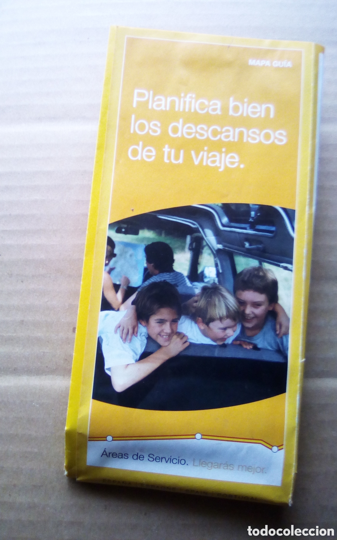 Travel Brochures: Mapa gu&iacute;a de servicios de autopistas y carreteras. A&ntilde;os 90s.