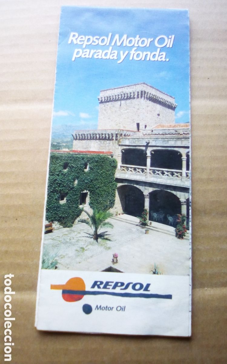 Travel Brochures: Gu&iacute;a Repsol de paradores y fondas de Espa&ntilde;a. A&ntilde;o 1988. Foto Opel Corsa GSI.