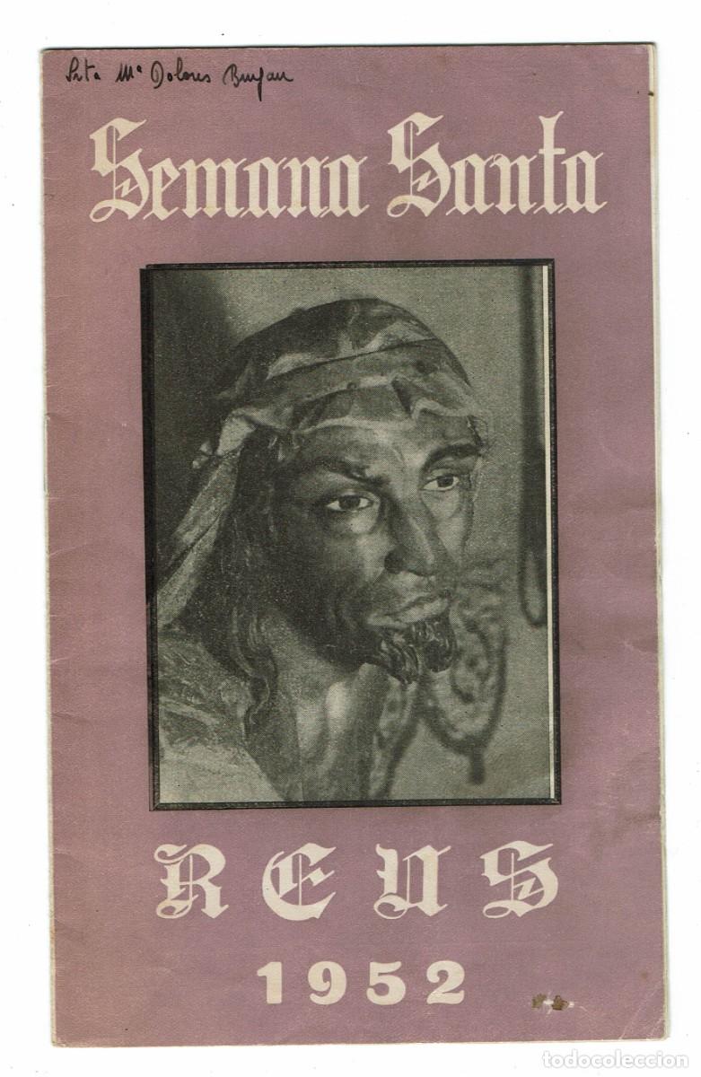 Travel Brochures: Semana Santa REUS 1952 / Programa de mano / Foto Antonio Martra