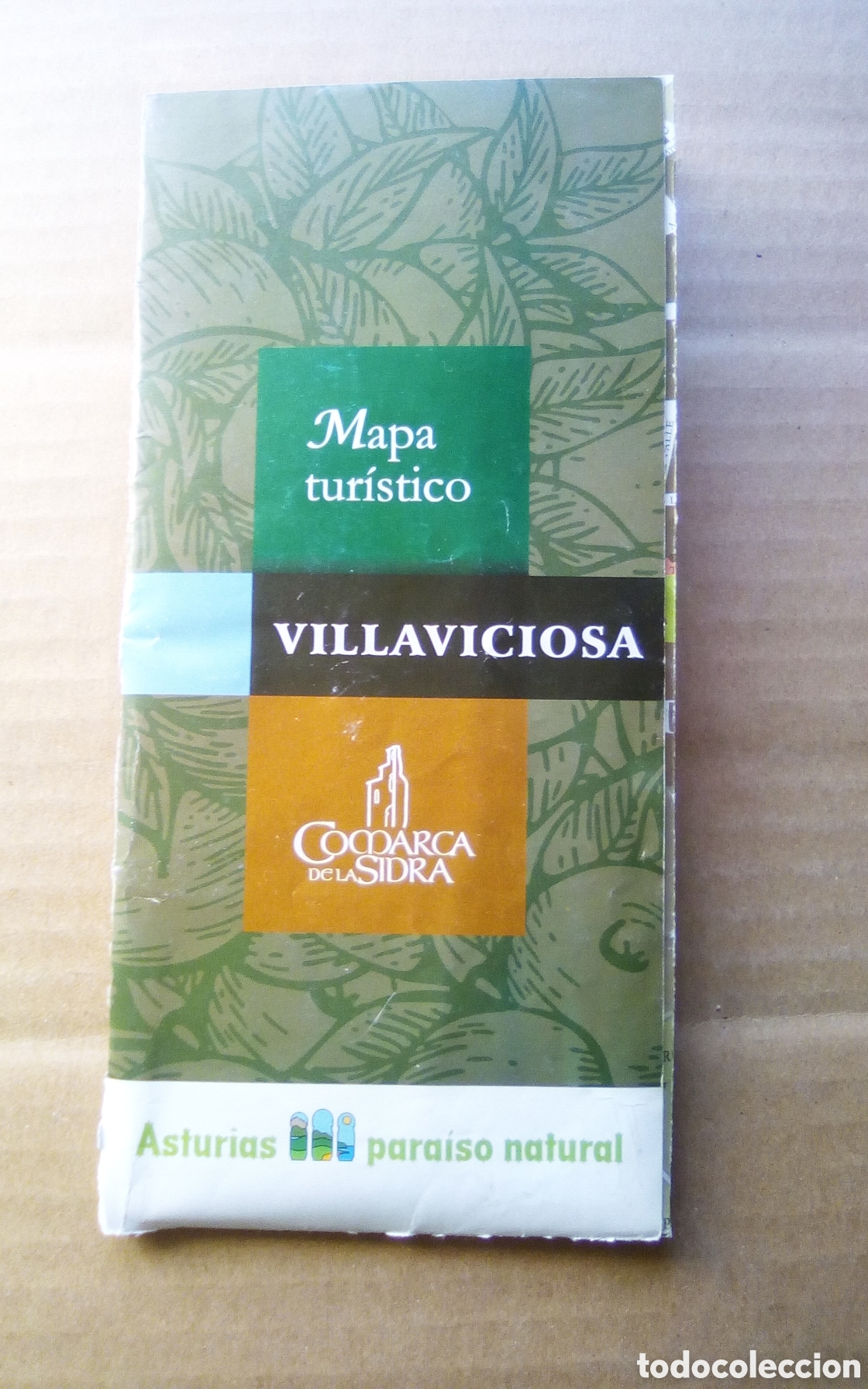 Travel Brochures: Mapa tur&iacute;stico de Villaviciosa. Comarca de la sidra. A&ntilde;o 2009.