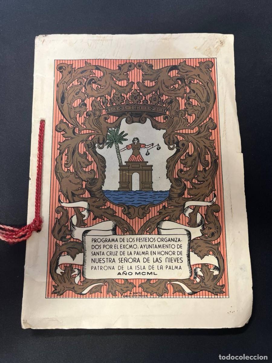Travel Brochures: PROGRAMA OFICIAL DE FESTEJOS organizado por el Excmo. Ayuntamiento. Santa Cruz de la Palma 1950