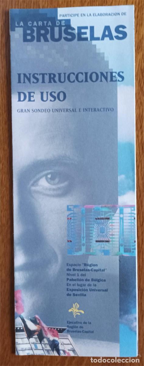 Travel Brochures: Sevilla. Expo'92, Folleto Brussels