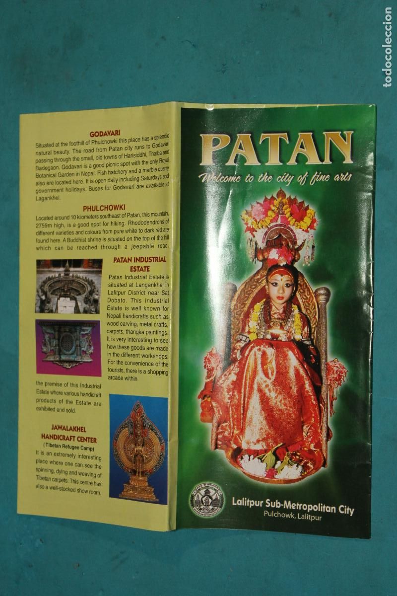 Folhetos de turismo: FOLLETO, LALITPUR, PATANM,