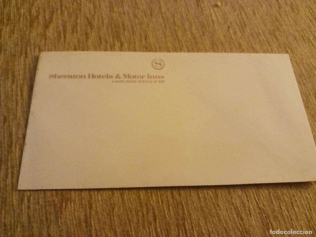 Folletos de turismo: SOBRE VACIO DE SHERATON HOTELS & MOTOR INNS