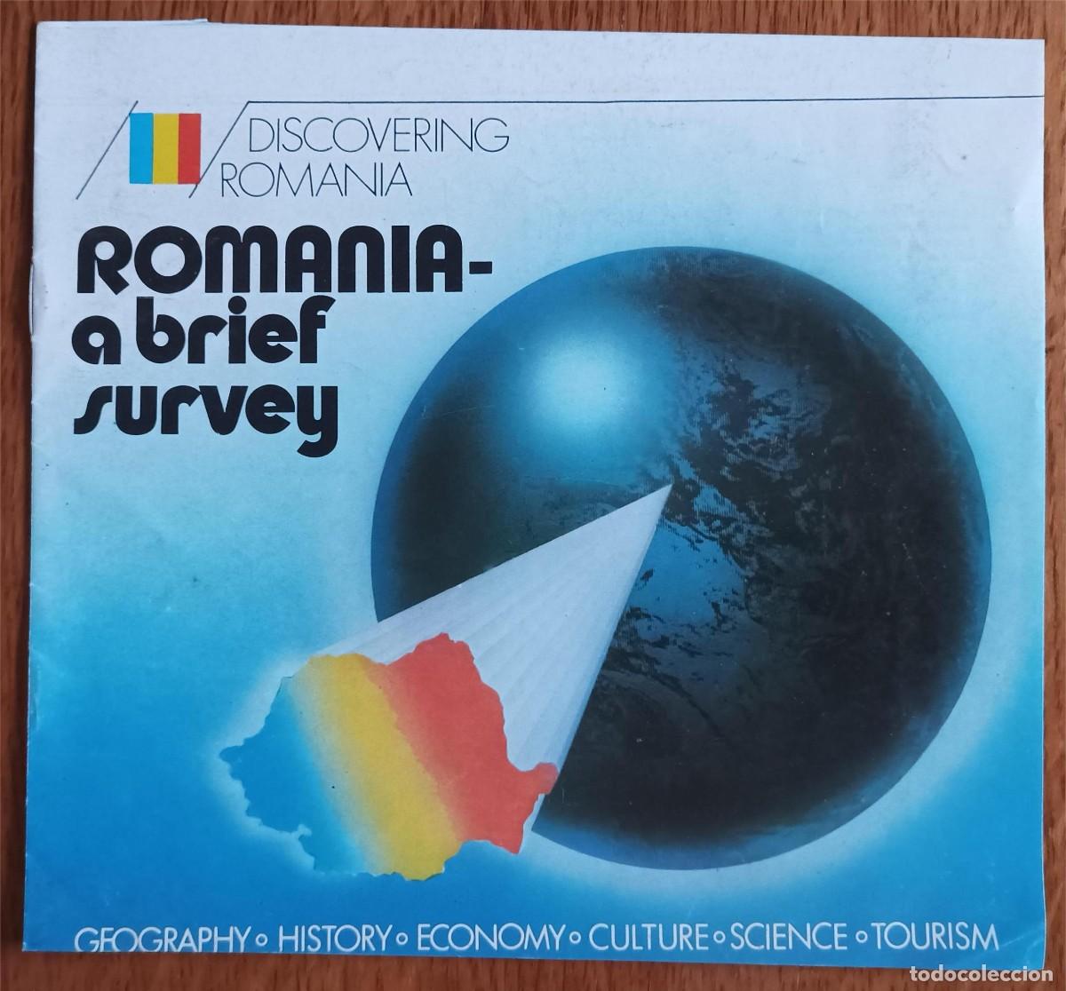 Folhetos de turismo: Sevilla. Expo'92. Folleto Pabell&oacute;n de Ruman&iacute;a