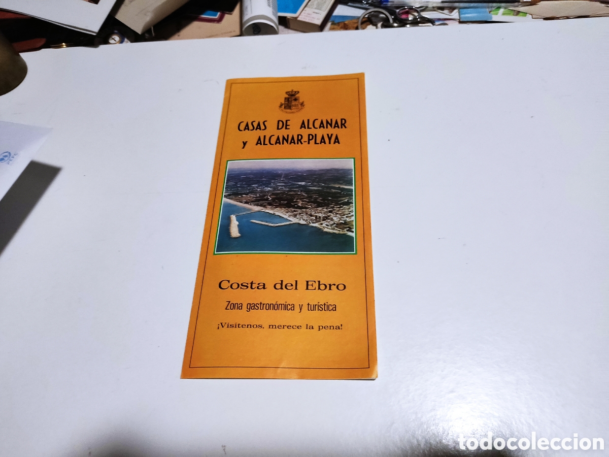 Folhetos de turismo: Folleto tur&iacute;stico Casas de Alcanar y Alcanar playa
