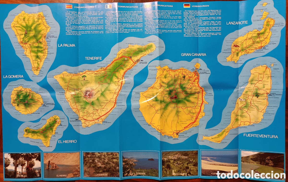 Folletos de turismo: FOLLETO DE LAS ISLAS CANARIAS - Foto 1