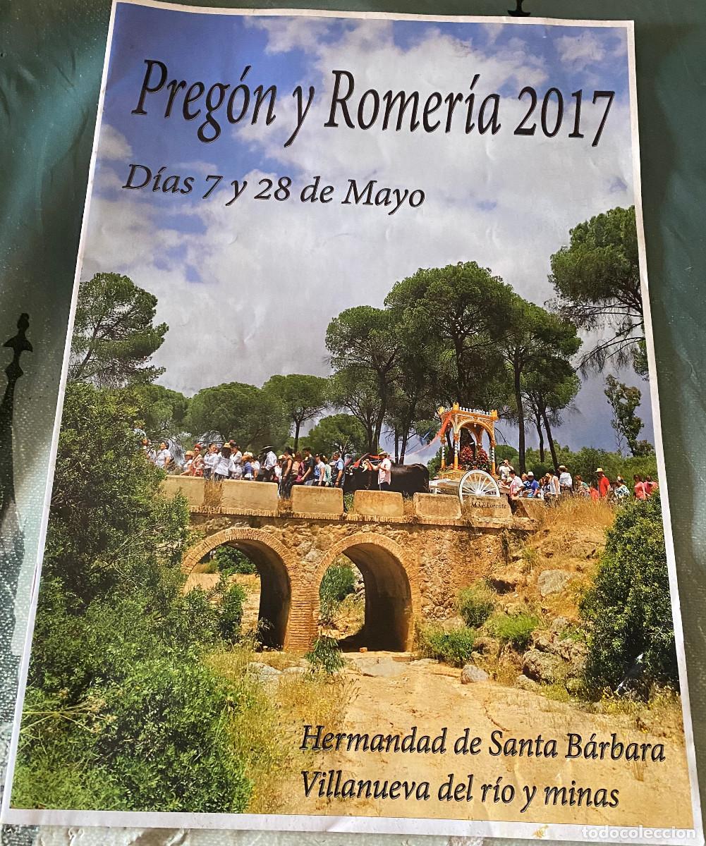 Tourismusbrosch&uuml;ren: Preg&oacute;n y Romer&iacute;a de Santa B&aacute;rbara em Villanueva del R&iacute;o y Minas. A&ntilde;o 2017. Programa oficial.