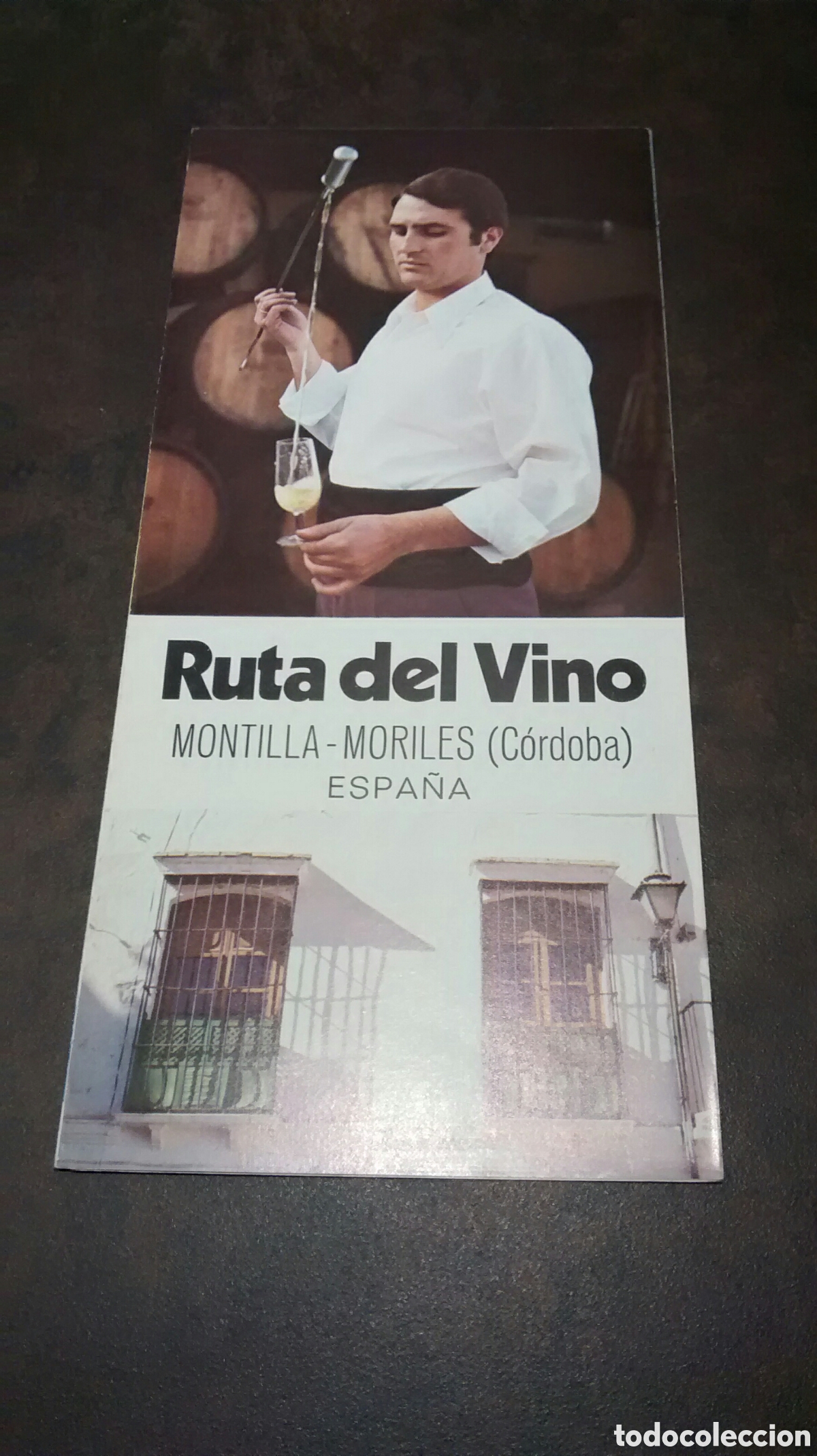 Folhetos de turismo: RUTA DEL VINO MONTILLA-MORILES (CORDOBA) FOLLETO 1975