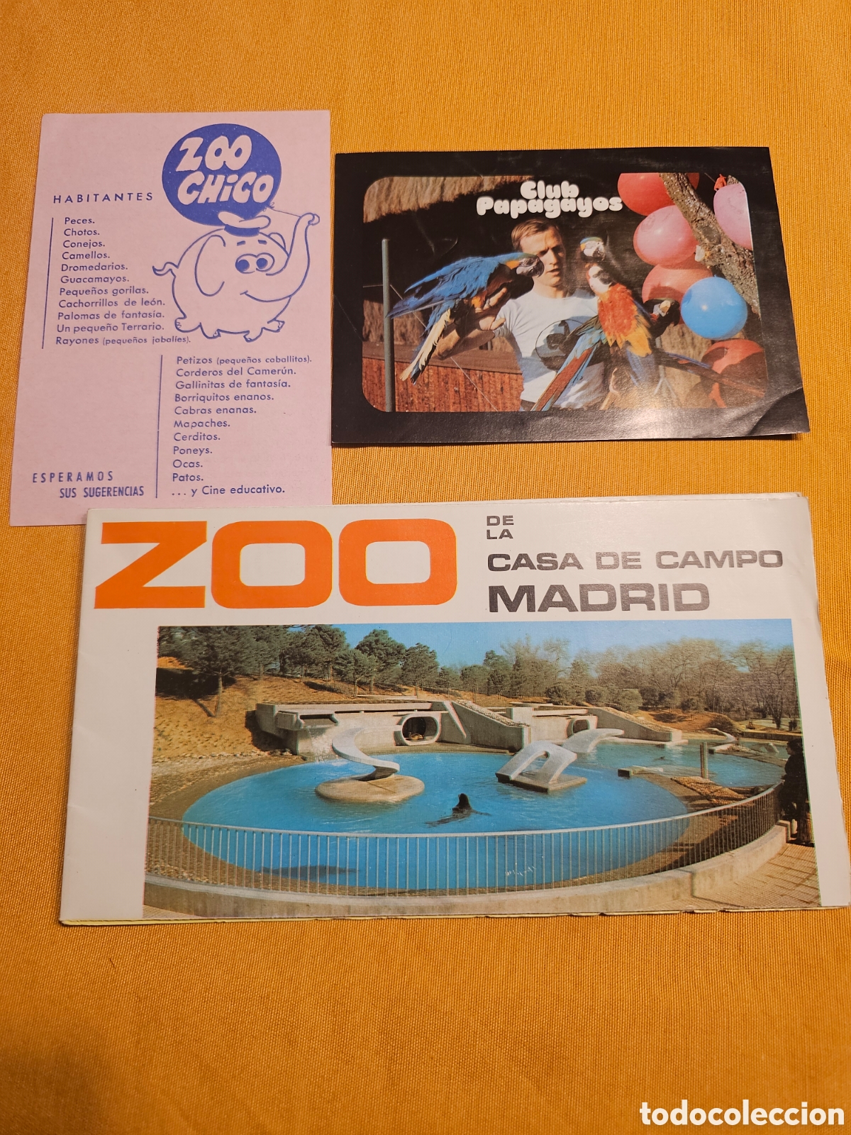 Folletos de turismo: MAPA ZOO DE LA CASA DE CAMPO DE MADRID