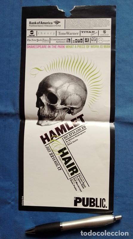 Brochures de tourisme: folleto publictheater.org shakespeare in the park hamlet