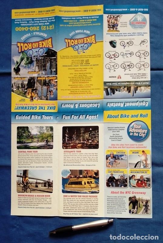 Brochures de tourisme: folleto Bike and Roll Rentals Tours