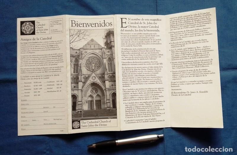 Travel Brochures: folleto Catedral Saint John the Divine