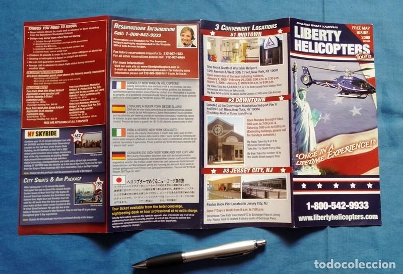 Travel Brochures: folleto Liberty Helicopter Tours