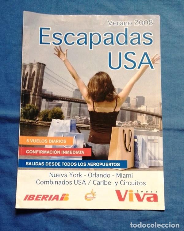 Travel Brochures: librito escapadas USA Verano 2008