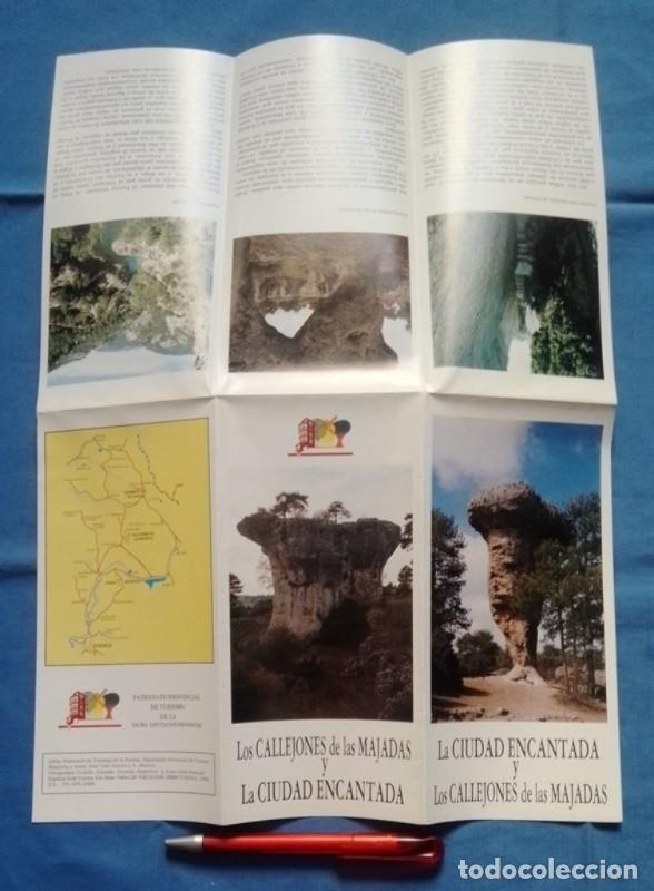 Travel Brochures: folleto Los Callejones de las Majadas y La Ciudad Encantada
