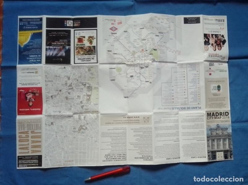 Tourismusbrosch&uuml;ren: folleto Madrid city Map 2018
