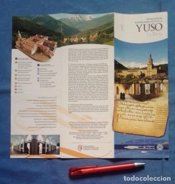 Folhetos de turismo: folleto Monasterio SAN MILLAN DE LA COGOLLA Yuso La Rioja
