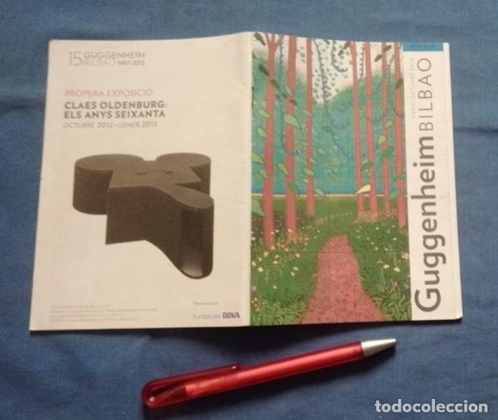 Folletos de turismo: librito Guggenheim Bilbao Catalan - Foto 1