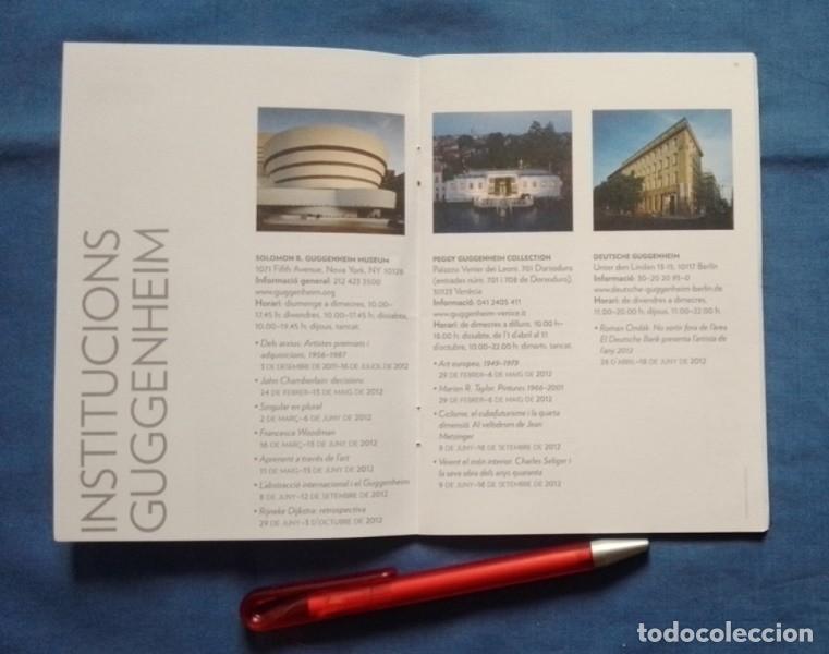 Folletos de turismo: librito Guggenheim Bilbao Catalan - Foto 2