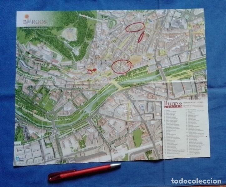Tourismusbrosch&uuml;ren: folleto plano Burgos Centro