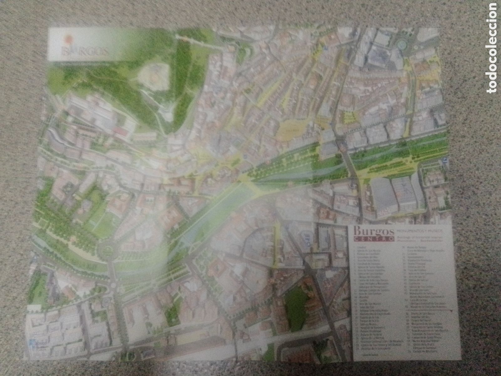 Tourismusbrosch&uuml;ren: folleto plano Burgos Centro