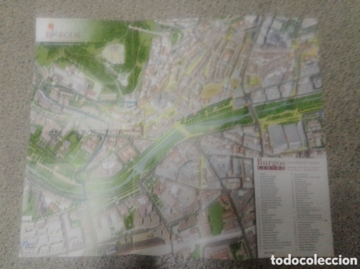 Tourismusbrosch&uuml;ren: folleto plano Burgos Centro