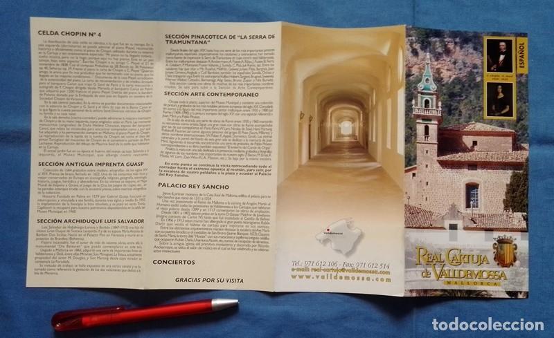 Tourismusbrosch&uuml;ren: folleto Real Cartuja de Valldemossa Mallorca