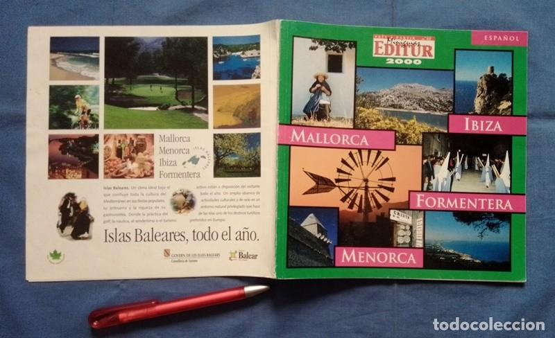 Travel Brochures: librito Miniguias Editur 2000 n&ordm; 48 Mallorca Ibiza Formentera Menorca