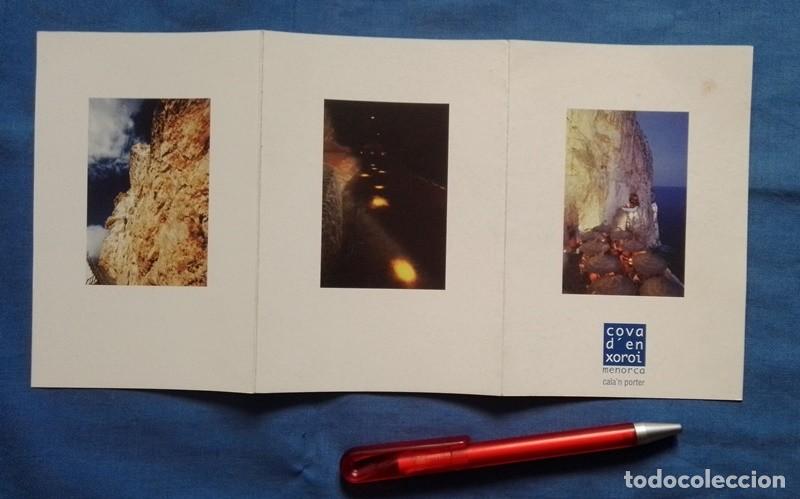 Tourismusbrosch&uuml;ren: folleto Cova d'en Xoroi Menorca