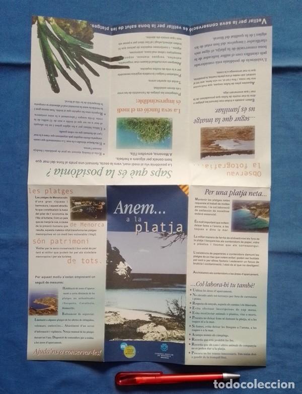 Tourismusbrosch&uuml;ren: folleto Anem a la Platja Menorca