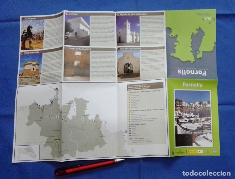 Tourismusbrosch&uuml;ren: folleto Planol Fornells Menorca