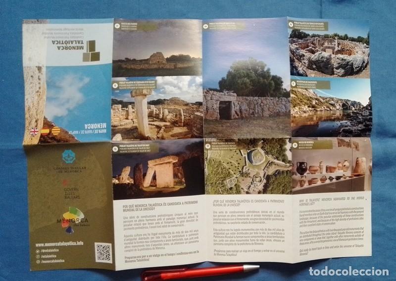 Tourismusbrosch&uuml;ren: folleto Mapa de Menorca
