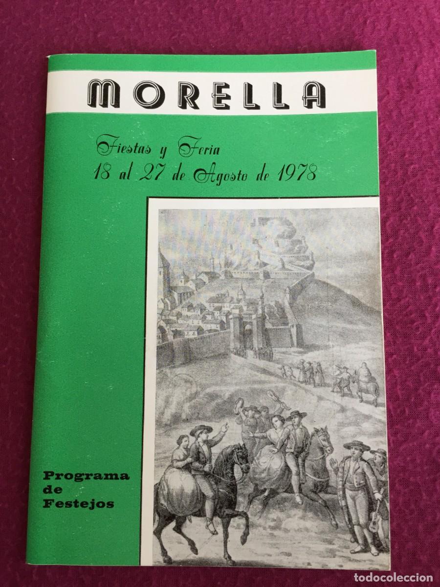 Folhetos de turismo: MORELLA - CASTELLON - PROGRAMA DE FIESTAS Y FESTEJOS 1978